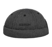 Cotton Melange Dockermütze by Stetson anthrazit L (58-59 cm)