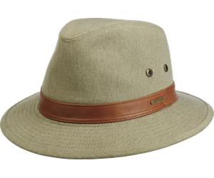 Stetson Cotton Traveller Outdoor Hat Olive 61/XL