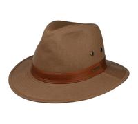 Cotton Traveller Outdoorhut by Stetson braun M (56-57 cm)