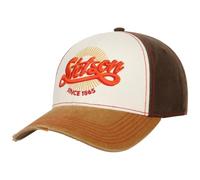 Stetson Cotton Vintage Baseball Cap Basecap Baseballcap Baumwollcap Herren - Metallschnalle, mit Schirm Frühling-Sommer Herbst-Winter - One Size dunkelbraun