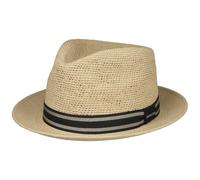 Stetson Crochet Panamahut Player-Hut Naturfarbener Hut Handgefertigt in Ecuador Herren Frühjahrs Sommer Natur L (58-59 cm)
