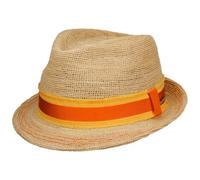 Stetson Crochet Trilby Raffiahut Casual Unisex Frühjahr Sommer Natur L (58-59 cm)