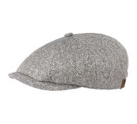 Stetson Hatteras Silk Ballonmütze aus reiner Seide mit UV-Schutz, Schwarz (310) 58 cm