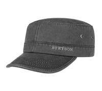 Stetson Datto CO/PE Armycap aus Baumwolle mit UV-Schutz, Anthrazit (1) 54-55 cm (S)