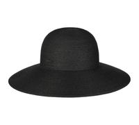 Stetson Dawson Toyo Schlapphut Damen - Damenhut Sommerhut Gartenhut Frühling-Sommer Frühjahr Sommer - M (56-57 cm) schwarz