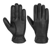 Stetson Deer Cashmere Handschuhe aus Hirsch-Leder Schwarz, 8.5/M