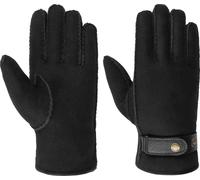 Stetson Handschuhe – Hirschleder & Lammwolle – Herren – Schwarz, Größe 8,5