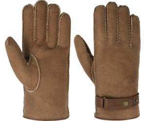Stetson Deerskin Lambswool Gloves Brown 9.5