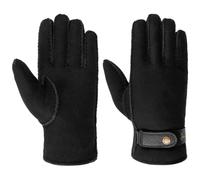 Stetson Men's Gloves Lambfur/Deerskin Black Black 8.5