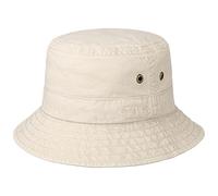 Stetson Delave Baumwollhut - Anglerhut Herren/Damen - Fischerhut aus Bio-Baumwolle - Sommerhut UV-Schutz 40 + - Hut Packable - Urlaubshut Frühjahr/Sommer - Freizeithut beige M (56-57 cm)