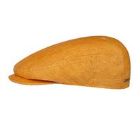 Stetson Descott Leinen Flatcap Herren - Schirmmütze aus 100% Leinen - UV-Schutz - Frühling/Sommer gelb 59 cm