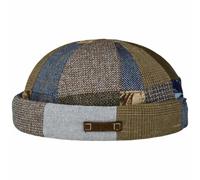 Stetson Docker Schirmmütze Patchwork Barista Made in EU Herren Frühling Sommer braun L (58-59 cm)