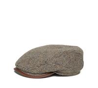 Stetson Driver Cap Wool - L (59 cm) Schirmmütze mit Alpaka-Wollanteil und Lederbesatz Hüte und Mützen