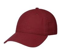 Stetson Ducor Sun Guard Fullcap Herren Baseballcap aus Bio-Baumwolle nachhaltig Frühjahr Sommer Cap mit Sonnenschutz UV 40 Stonewashed-Look Outdoorcap Bordeaux M (56-57 cm)