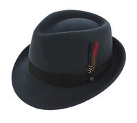 Stetson Elkader Trilby aus Wollfilz mit Asahi-Guard, Grau (3) 60-61 cm (XL)