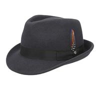 Stetson Elkader Trilby aus Wollfilz mit Asahi-Guard, Grau (3) 60-61 cm (XL)