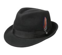 Stetson Trilby Trilby mit Ripsband, schwarz SIZE,S (54-55 cm)|M (56-57 cm)|L (58-59 cm)|XL (60-61 cm)|XXL (62-63 cm)