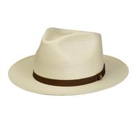 Fallkirk Fedora Toyo Strohhut by Stetson weiß M (56-57 cm)