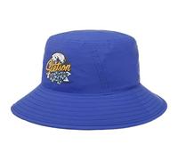 Stetson Fast Dry Bucket Sonnenhut - Einfarbiger Hut mit Patch - Fischerhut für Damen - UV-Schutz 40+ - Packable - Frühjahr/Sommer blau L (58-59 cm)