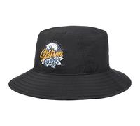 Stetson Fast Dry Sonnenhut Einfarbiger Hut mit Patch Fischerhut Damen UV-Schutz 40+ Packable Frühjahr Sommer schwarz M (56-57 cm)