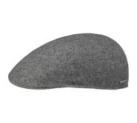 Stetson Finningley 5 Panel Flatcap Schirmmütze Fischgrät Made in EU Herren Herbst Winter