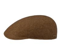 Stetson Finningley 5 Panel Flatcap Schirmmütze Schiebermütze Herren - Made in The EU mit Schirm, Schirm Herbst-Winter Herbst Winter - M (56-57 cm) braun