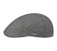 Stetson Finningley Flatcap Wollmütze Made in EU Herren Winter grau XXL (62-63 cm)