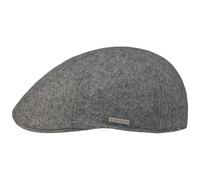 Stetson Finningley Flatcap Wollmütze Made in EU Herren Winter grau M (56-57 cm)