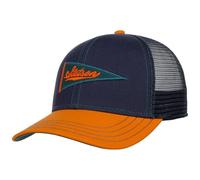 Stetson Flag Trucker Cap Basecap Baseballcap Truckercap Meshcap Herren - Snapback, mit Schirm, Schirm Frühling-Sommer Herbst-Winter Frühjahr Sommer Herbst Winter - One Size blau-orange