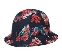 Stetson Flowlin Bucket Stoffhut mit Blumenmuster Baumwollgefüttert Knautschbar Damen Frühjahr Sommer blau L (58-59 cm)