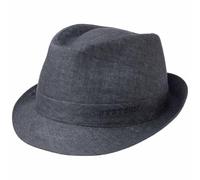 Stetson Geneva Trilby Hut aus Leinen, Grau (3) 55 cm