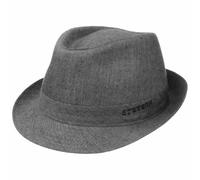 Stetson Geneva Trilby Hut aus Leinen, Grau (31) 58 cm