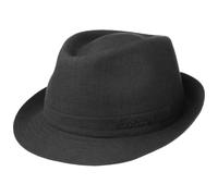 Geneva Trilby Leinenhut by Stetson schwarz 62 cm