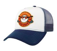 Stetson Golf Club Trucker Cap Basecap Baseballcap Truckercap Meshcap Herren - Snapback, mit Schirm, Futter, Futter Frühling-Sommer Herbst-Winter Frühjahr Sommer Herbst Winter - One Size weiß-blau