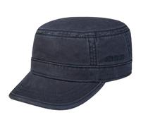 Stetson Gosper Army Cap Urban aus Baumwolle Militärcap mit UV-Schutz 40 Damen Herren Sommer Winter dunkelblau L (58-59 cm)