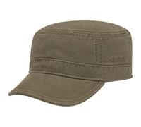 Stetson Army Cap mit UV-Schutz 40+ aus Baumwolle Olive, 55/S