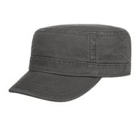 Stetson Gosper Army Cap Urban aus Baumwolle Militärcap mit UV-Schutz 40 Damen Herren Sommer Winter dunkelgrau XL (60-61 cm)