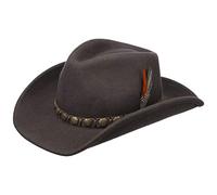 Stetson Hackberry Western Cowboyhut aus Wollfilz - braun XL/60-61