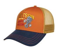 Stetson Happy Piston Trucker Cap Basecap Baseballcap Truckercap Meshcap Snapback Herren - Snapback, mit Schirm, Schirm Frühling-Sommer Herbst-Winter Frühjahr Sommer Herbst Winter - One Size