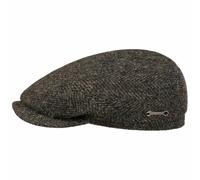 Stetson Harris Tweed Driver Flatcap Schirmmütze meliert Made in EU Herren Herbst Winter