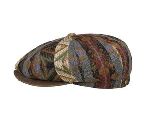 Stetson Hatteras 8-teilige Flatcap Ethnic Jacquard Ballonmütze Unisex