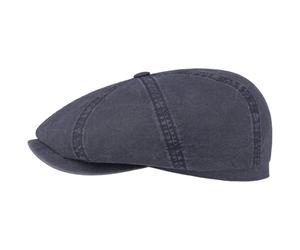Stetson Hatteras Ballonmütze aus Bio-Baumwolle Herren Flat Cap mit UV-Schutz 40 Schiebermütze Frühjahr Sommer