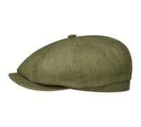 Stetson Hatteras Classic Schirmmütze Leinen Flatcap meliert Mehrfarbig Damen Herren Sommer Winter