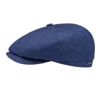 Hatteras Classic Leinen Flatcap by Stetson blau-meliert 63 cm