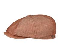 Hatteras Classic Leinen Flatcap by Stetson rost 61 cm