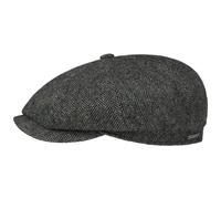 Stetson Hatteras Wool Herringbone Schiebermütze Für Herren In Braun Und Grün 6840514-341 Grün M;L