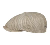 Stetson Hatteras Daryll Flatcap Made in Germany Herren Sommer beige 61 cm
