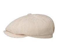 Stetson Hatteras Flatcap Corduroy Herbst Winter Made in EU Herren Hellbeige XL (60-61 cm)