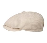 Stetson Hatteras Flatcap Corduroy Herbst Winter Made in EU Herren Hellbeige XL (60-61 cm)