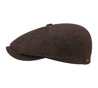 Stetson Hatteras Noir Schirmmütze Uni meliert Damen und Herren Herbst Winter